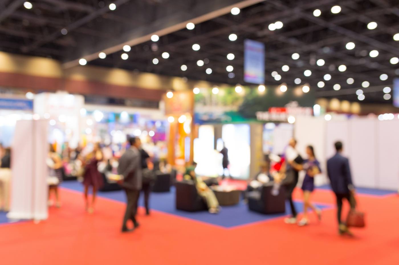 Ceramica Expo exhibition floor in Cairo